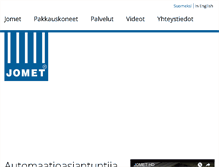 Tablet Screenshot of jomet.fi